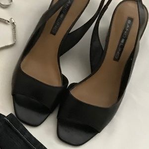 Bandolino black open toe shoes